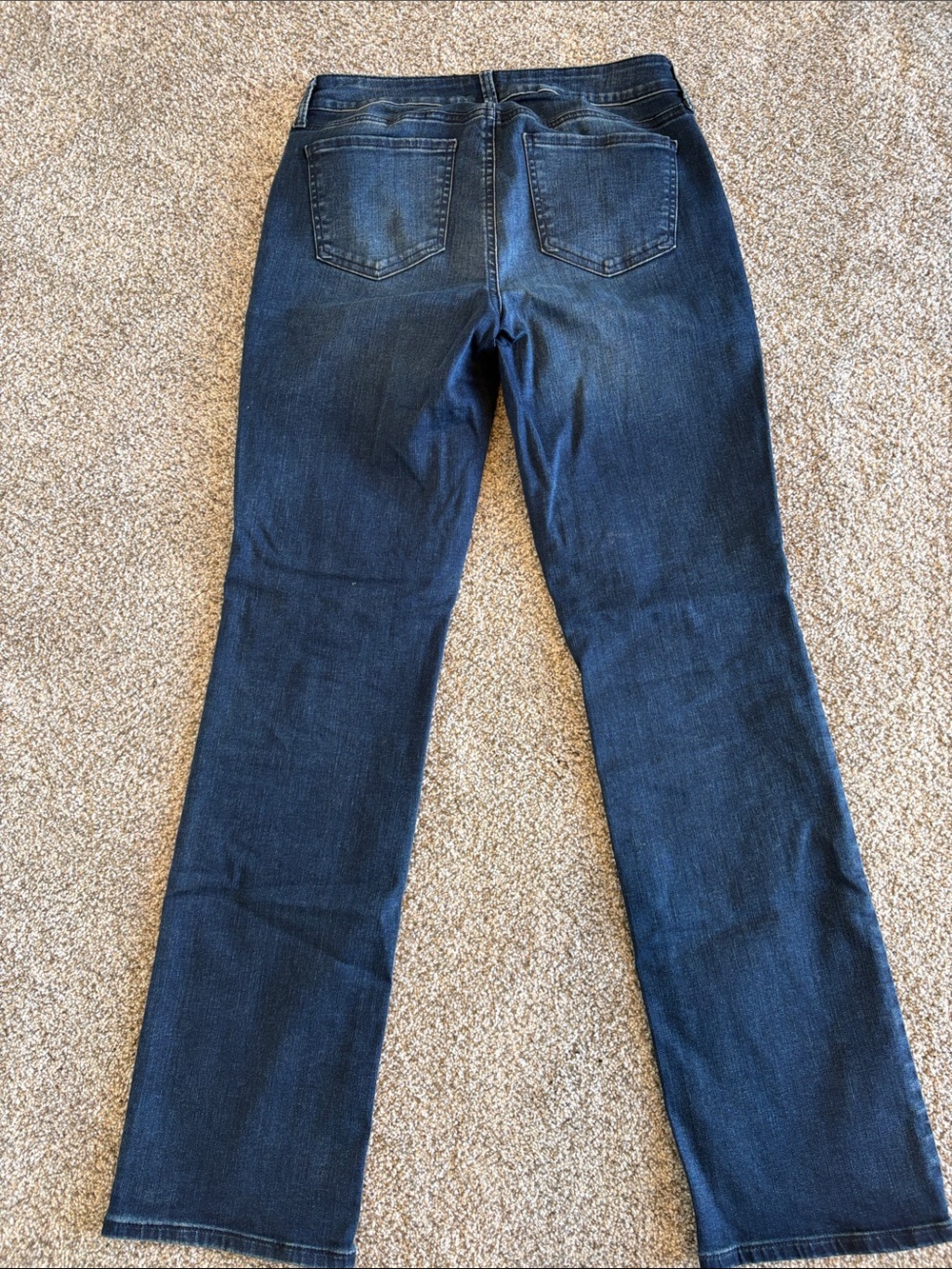 NYDJ Marilyn Straight Leg Jeans in Dark Blue Wash size 6 - Picture 5 of 6